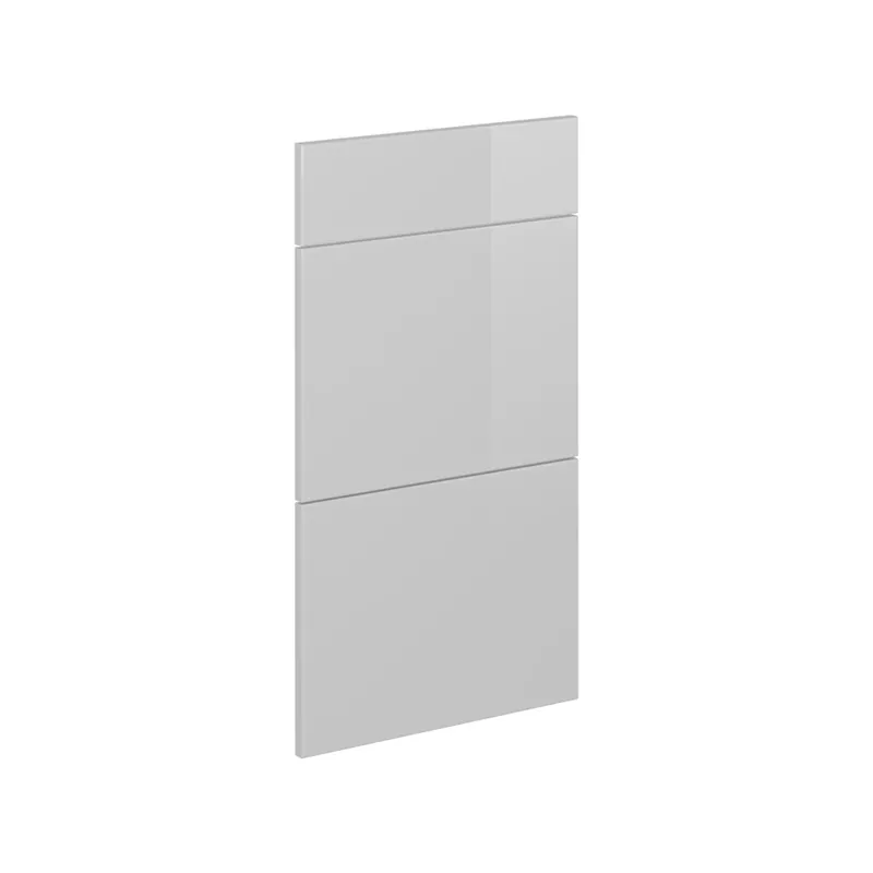 Nová Kolekce Kuchyňská dvířka R-Line Bílá vysoký lesk 39.6 x 70.4 cm nábytková čela pro spodní skříňku se zásuvkami Vicco