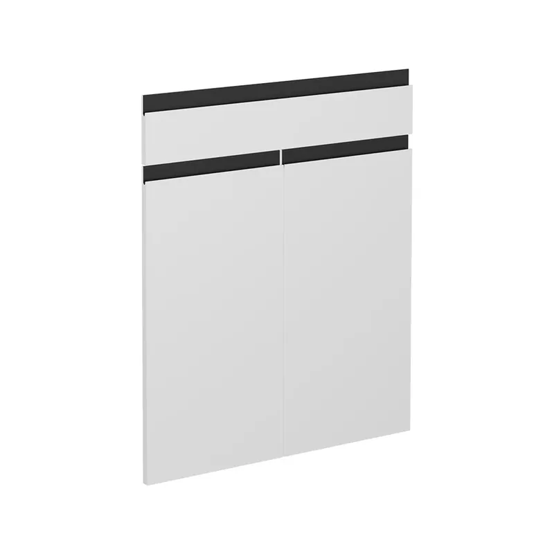 Rychlé Dodání Kuchyňská dvířka R-Line Bílá 59.6 x 70.8 cm nábytková čela pro spodní skříňku se zásuvkami Vicco