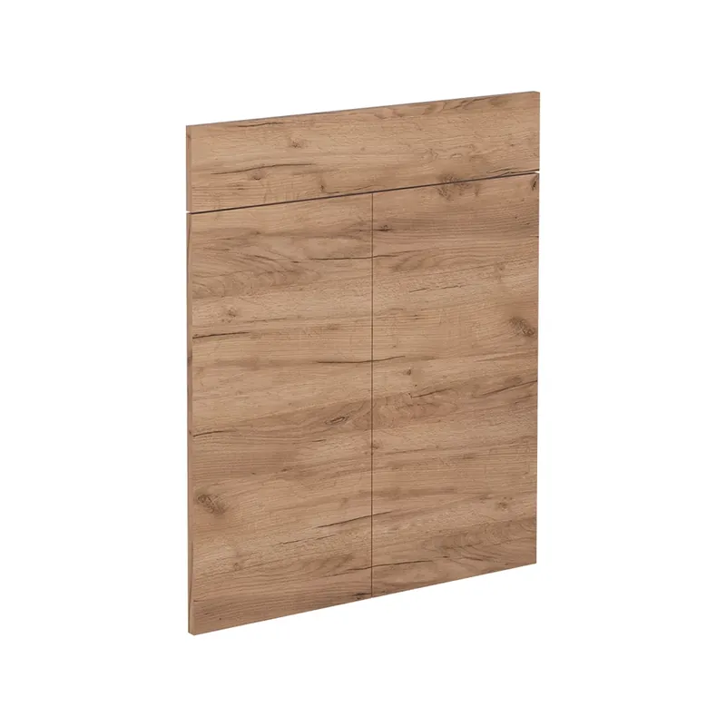 Akce Kuchyňská dvířka R-Line Zlatý mocný dub 59.6 x 70.8 cm nábytková čela pro spodní skříňku se zásuvkami Vicco