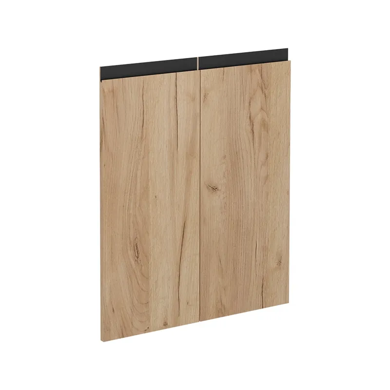 Speciální Cena Kuchyňská dvířka R-Line Zlatý mocný dub 59.2 x 71.3 cm nábytková čela pro spodní skříňku Vicco