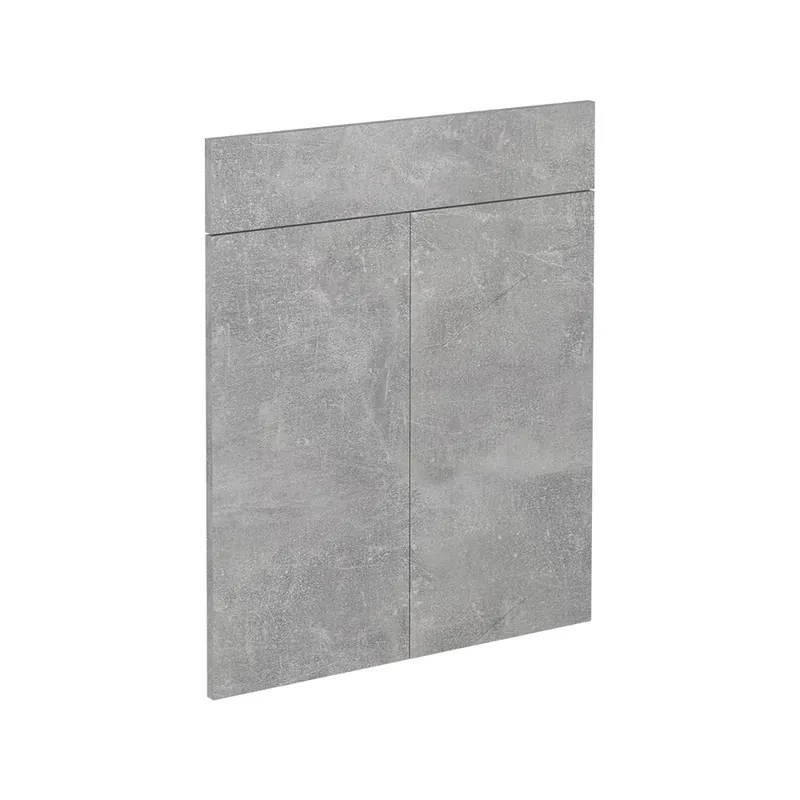 Kuchyňská dvířka R-Line Beton 59.6 x 70.8 cm nábytková čela pro spodní skříňku se zásuvkami Vicco Výhodná Nabídka