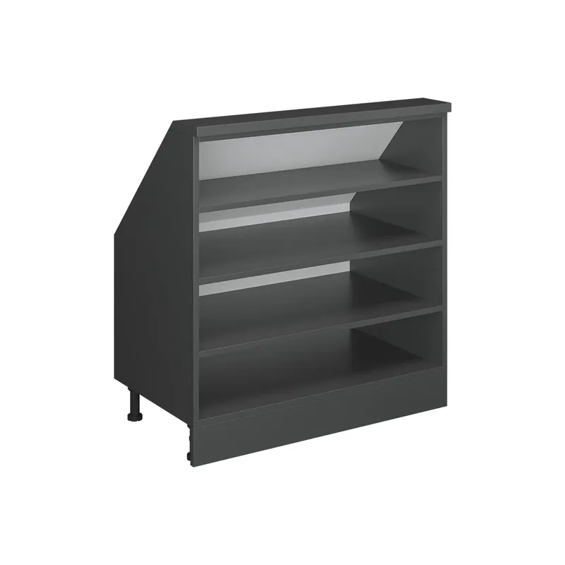 Skříň pod šikmou střechu Rion Antracit 80 x 81.6 cm se 4 přihrádkami Vicco Značkový