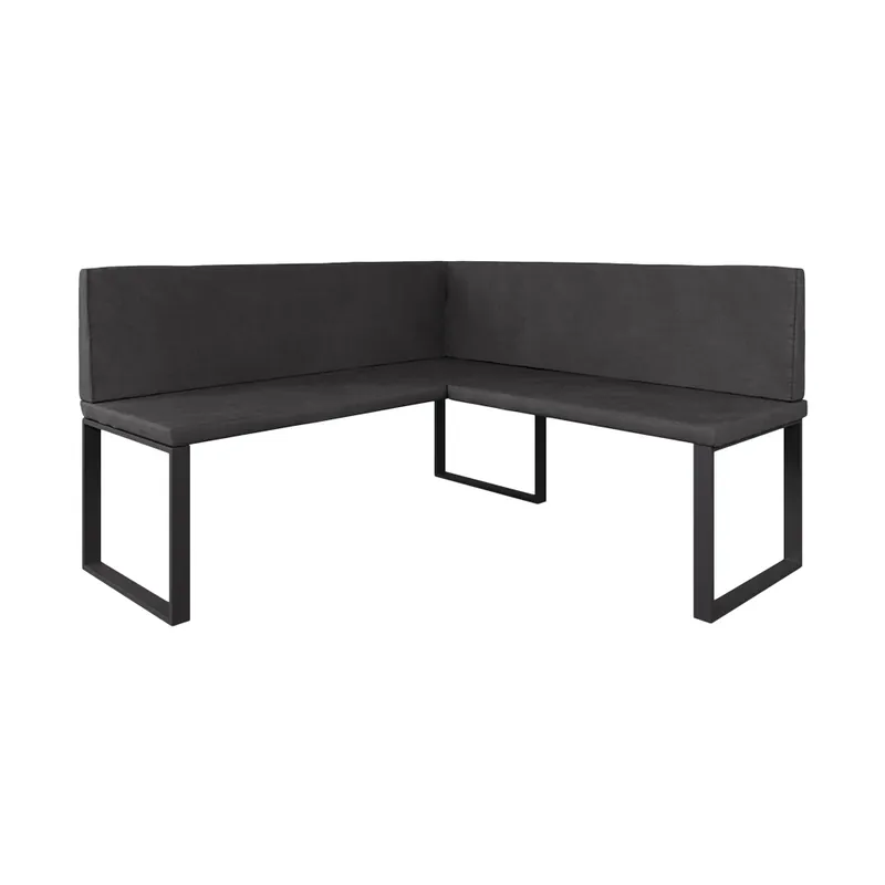 Značkový Lavice do jídelny do rohu Ravon Antracit 150 x 150 cm Vicco