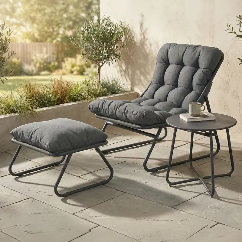 Zahradní set Bjørkka VISTA RELAX PLUS Dark Grey Originální