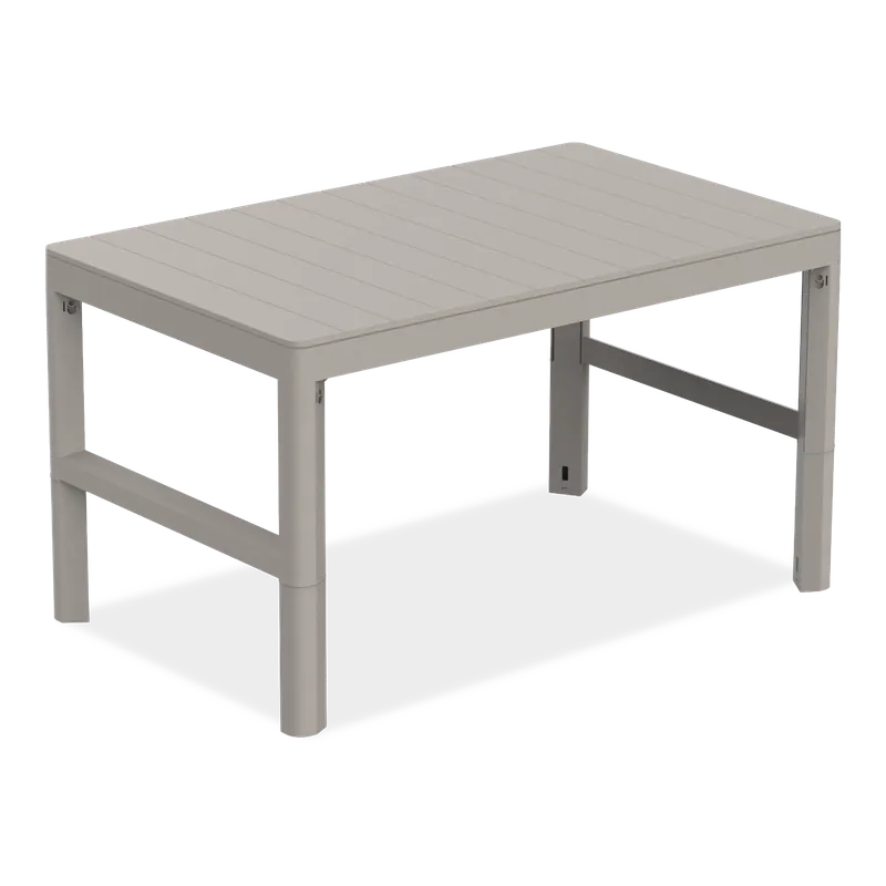 Expresní Doručení Dvous positionsní stůl LYON REZOLITH Soft Beige - Keter
