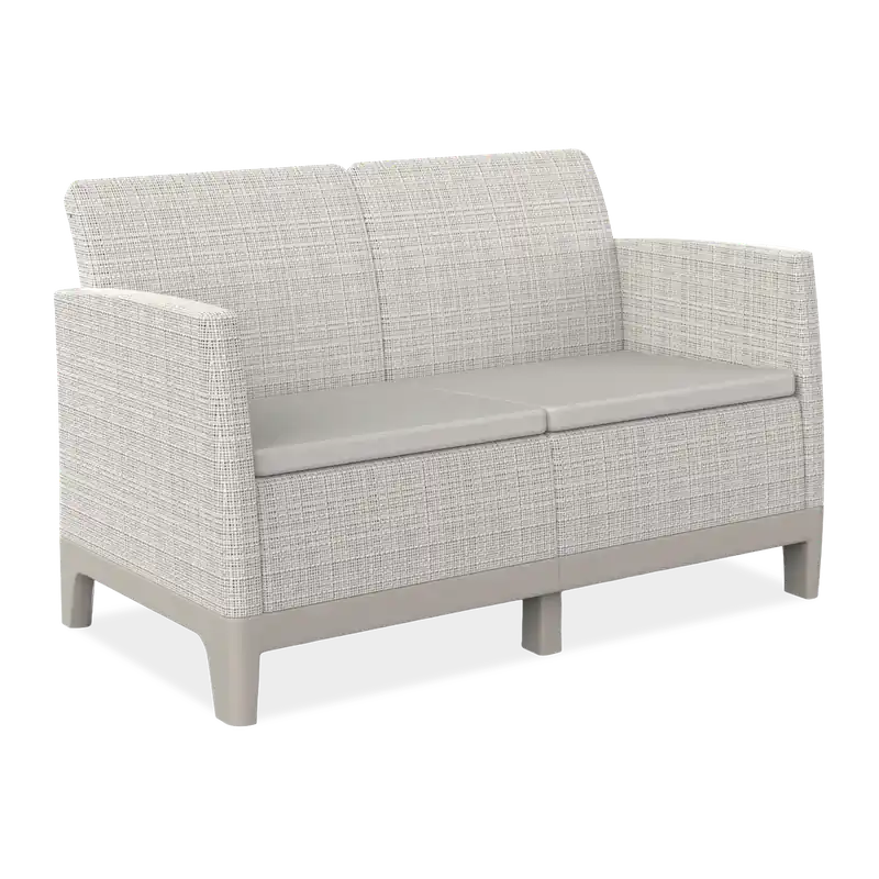 Sofa Scandi Forma 2 Pebble Grey-Soft Beige / Oat - Keter Must-Have