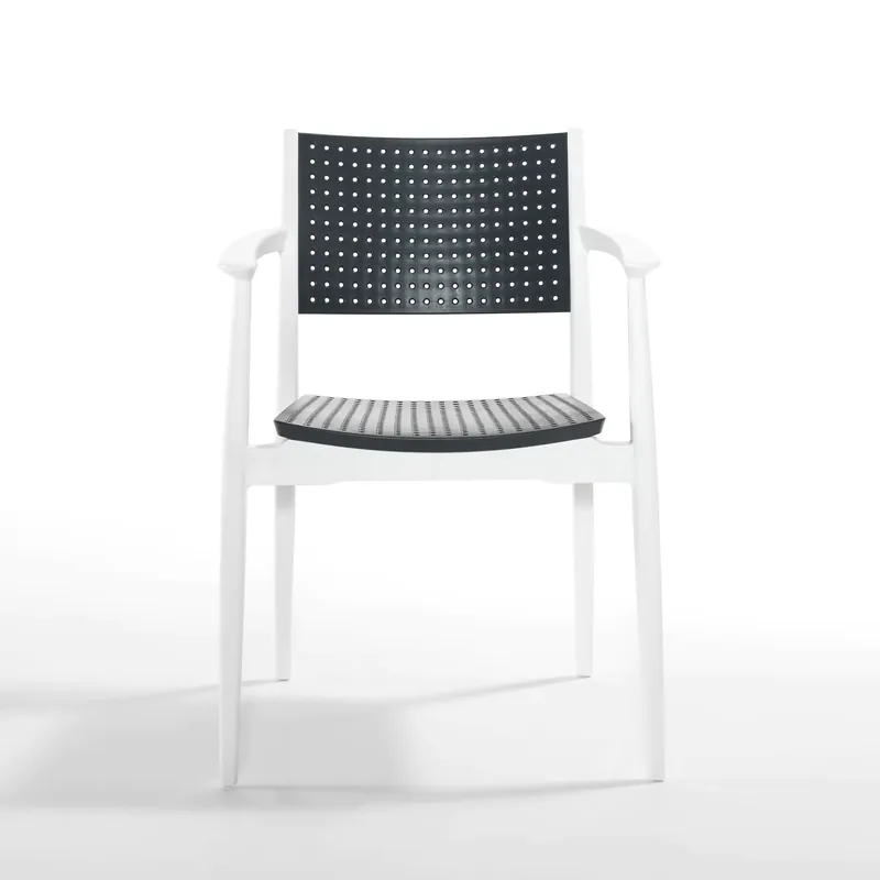 Zahradní židle Novussi SEGINUS White/Anthracite Vysoce Kvalitní