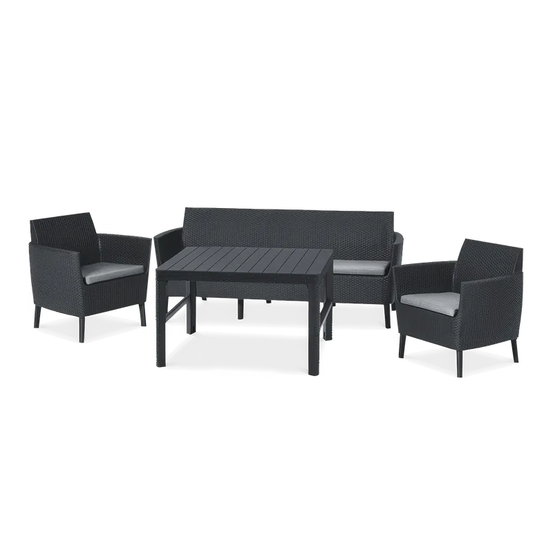 Zahradní set Keter SALEMO MAX 3 Graphite pro 5 osob Cenová Bomba