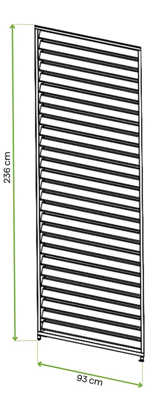 Finální Výprodej Žaluziový panel Gutroof Premium 93 cm, antracit