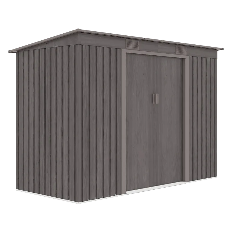 Kovový domek Hardmaister OREGON 261x121 cm Light Wood Autentický