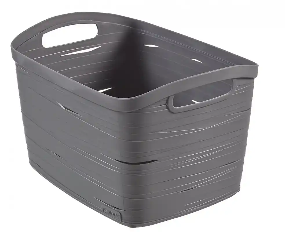 Cenově Výhodný Úložný box RIBBON l šedý, CURVER