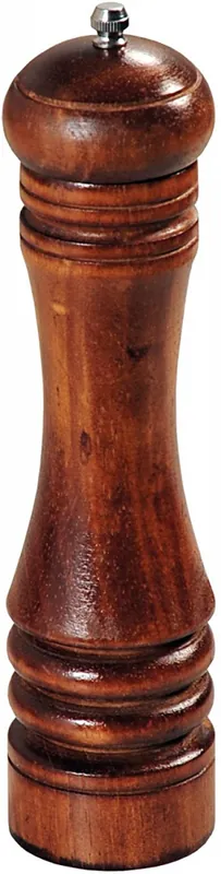 Mlýnek na koření z gumovníkového dřeva, tmavý, výška 26,5 cm Cenově Výhodný