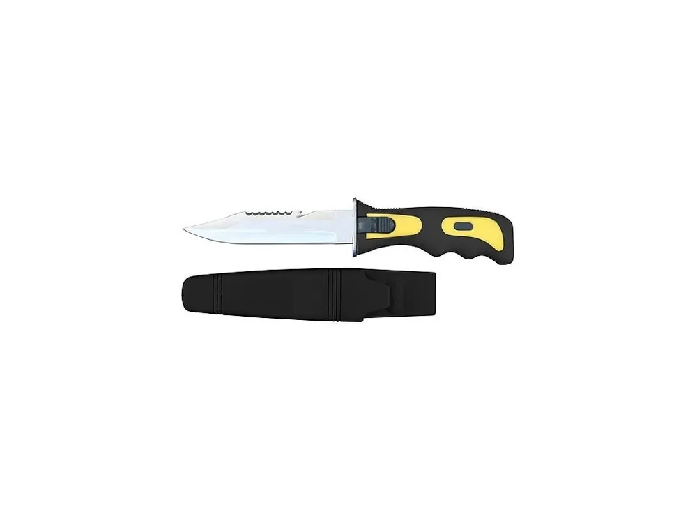 Tovární Cena Nůž rybářský nerez/plast 25cm + pouzdro FK002