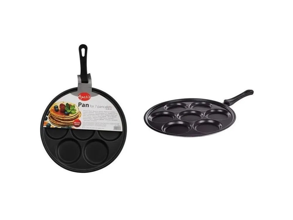 Pánev na lívance teflon ¤29cm 7x oko APETIT Nová Kolekce