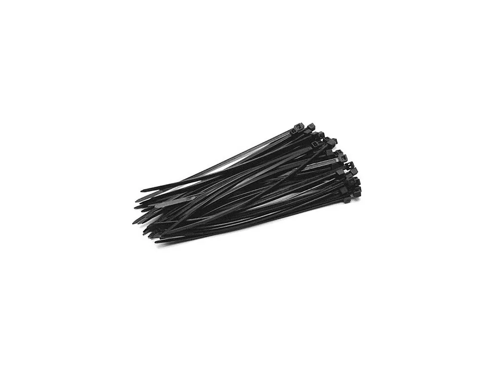 Páska vázací 200x3,6mm 50ks černá STREND Výprodej