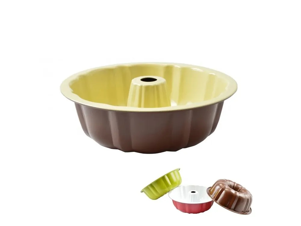 Forma bábovka ¤25cm kov/keramika PERFECT, mix barev Kup Teď