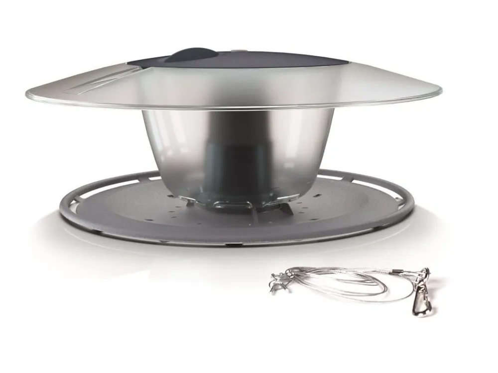Přímo Od Výrobce Ptačí budka krmítko plast automatické ¤30x12.2cm BIRYFEED šedá