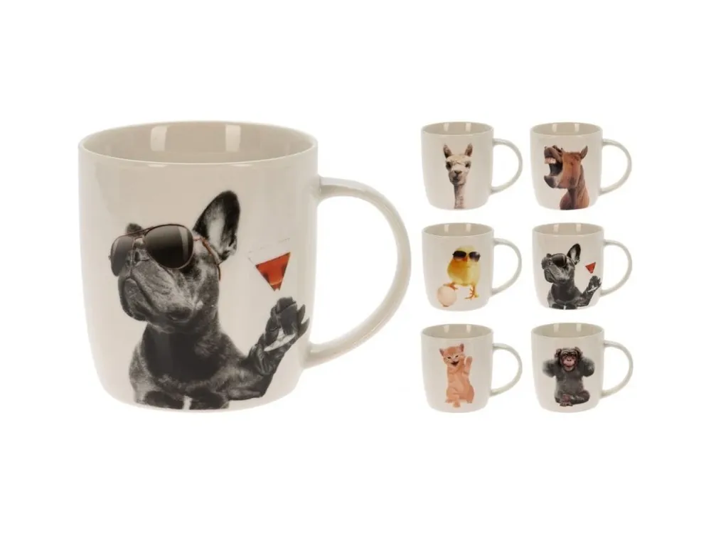 Akční Cena Hrnek porcelán 340ml ZVÍŘE mix dekorů
