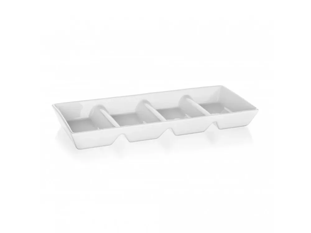 Cenový Hit Miska servírovací porcelán dělená 33,7x13,7cm BIANCA
