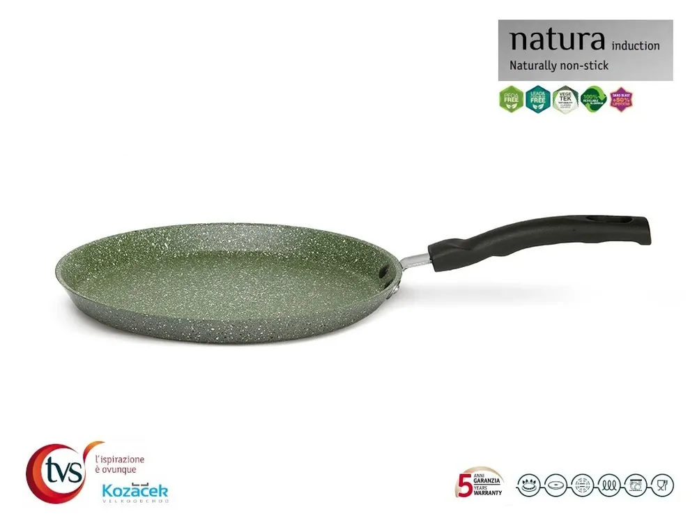 Pánev palačinková nepřilnavá ¤25cm NATURA vč. indukce Výprodej