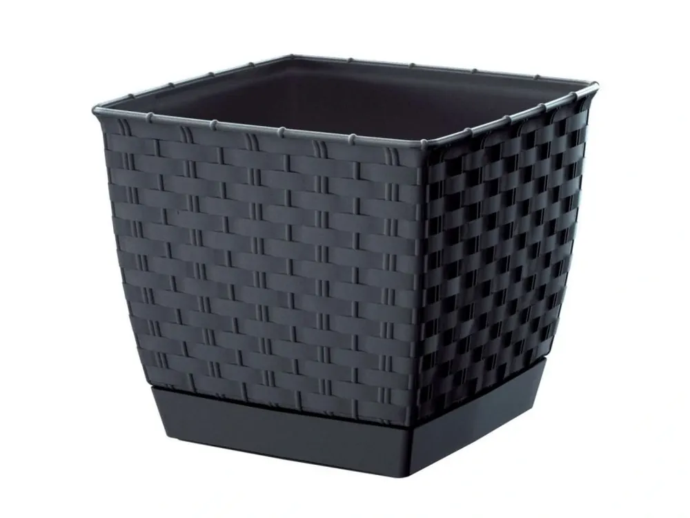 Speciální Cena Květináč RATOLLA SQUARE 25cm antracit