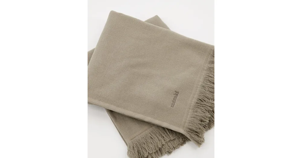 Bavlněný ručník Lunaria Warm Grey 60x40 cm - set 2 Vrácení Zdarma