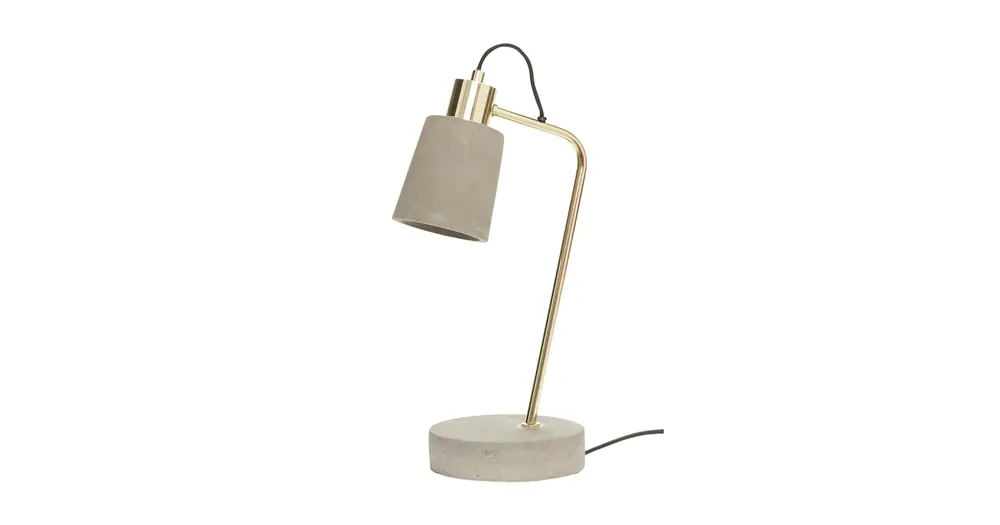 Must-Have Betonová stolní lampa Brassy