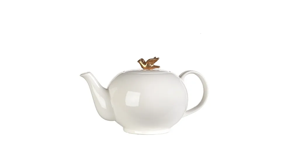 Biela porcelánová kanvica Freedom Bird Vrácení Zdarma