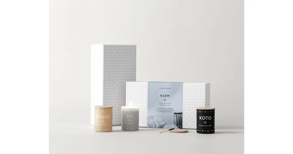 Nakupujte Hned Dárková sada HJEM – set 3 mini svíček