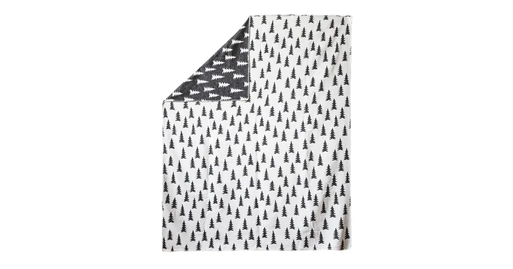 Deka z česané bavlny Gran Black 140x180 cm Akční Nabídka