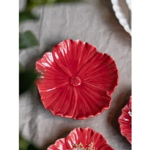 Dokud Zásoby Vydrží Keramický servírovací tanier Blomster Red 15 cm