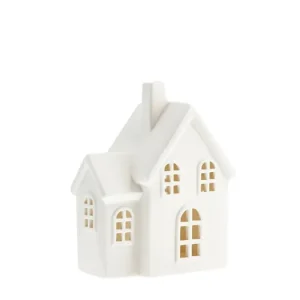 Cenová Bomba Keramický svícen domeček Byn nr 4 White