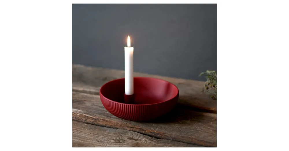 Aktuální Keramický svietnik Lidatorp Jubileum Red 16 cm