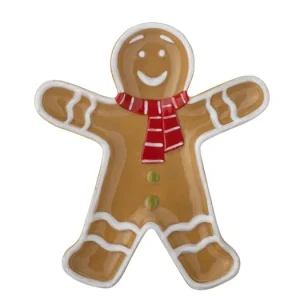 Značkový Keramický tanierik Ginnie Gingerbread