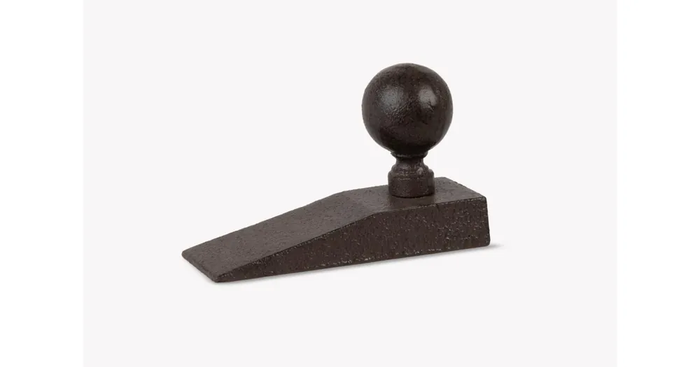 Kovová dveřní zarážka Cast Iron Black Autentický