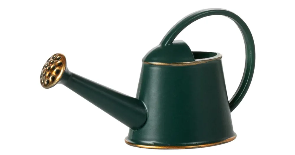 Novinka Kovová konev pro myšky Maileg Dark Green