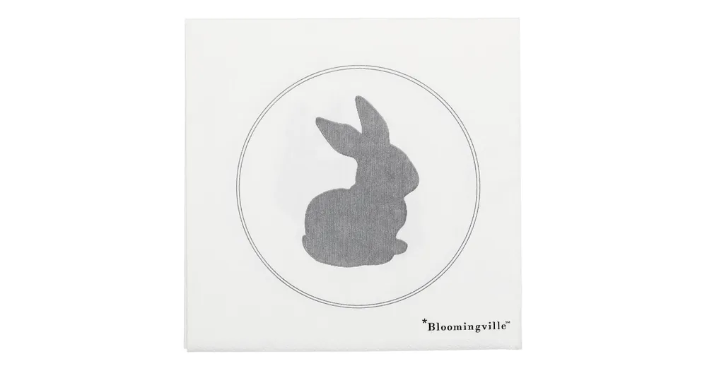 Papierové obrúsky biele Bunny Jen Po Omezenou Doba