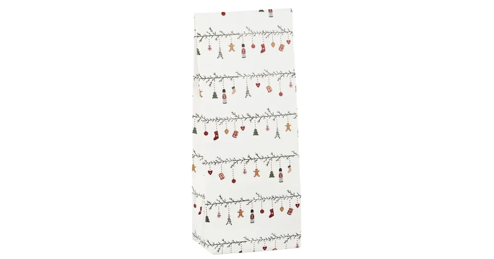 Papírový sáček Christmas Garlands 30,5x12 cm Ověřený