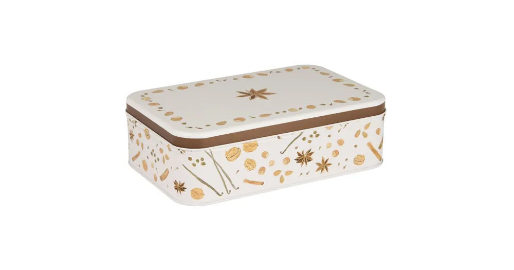 Plechová dóza Christmas Spices Flat Square Oblíbený