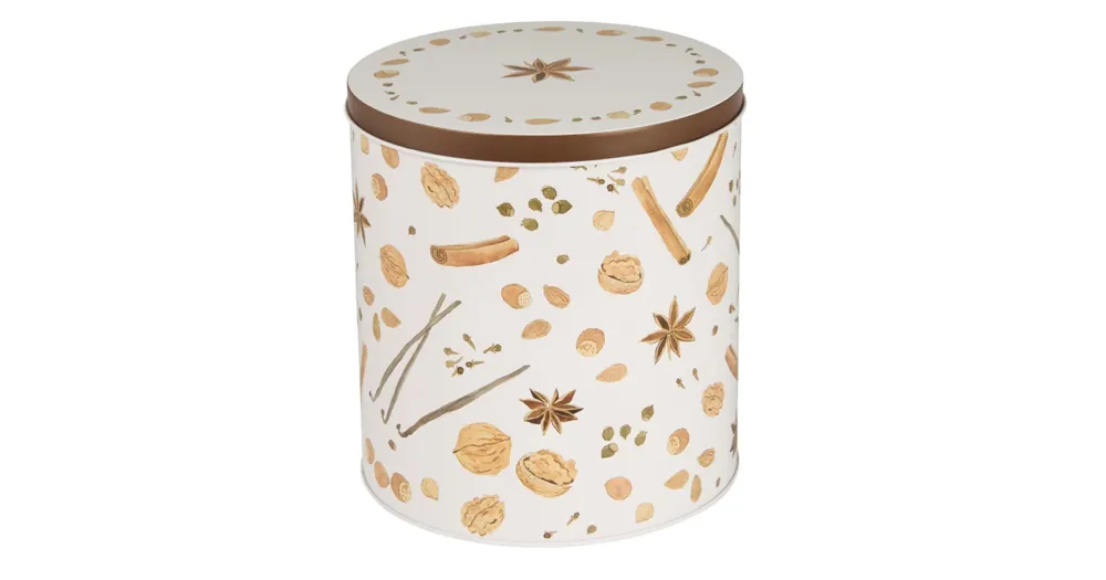Plechová dóza Christmas Spices Round Oblíbený