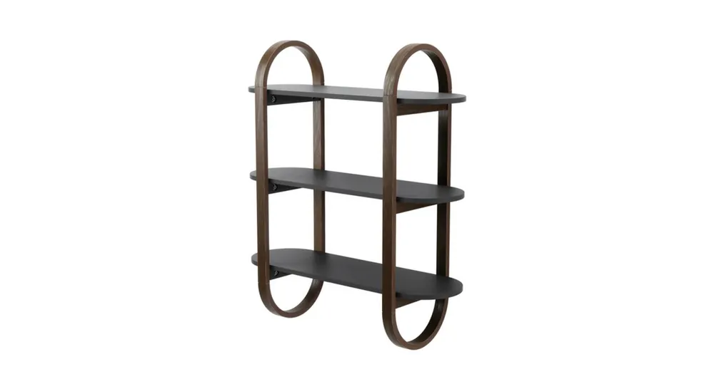 Oblíbený Polička Bellwood Wall Shelf Black Walnut