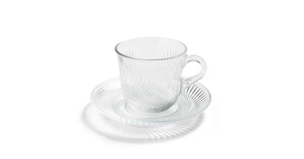 Finální Výprodej Skleněný šálek s podšálkem Pirouette 150 ml