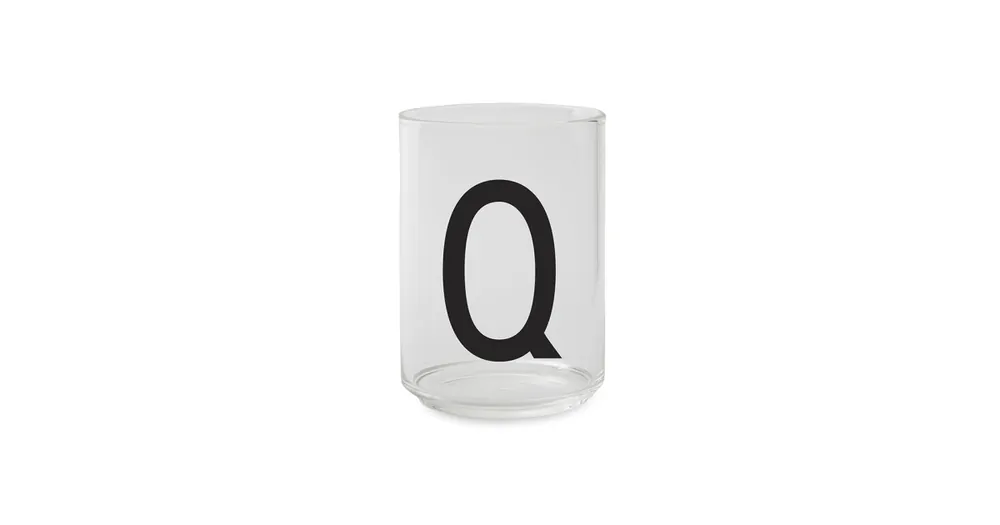 Poslední Šance Sklenice na vodu Letter Q