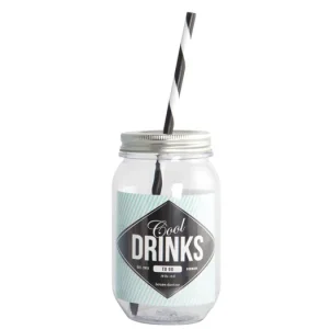 Sklenice se slámkou a víčkem Cool Drinks Ihned K Objednání