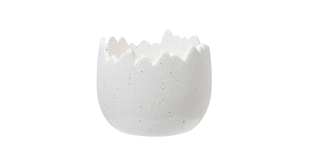 Časově Omezené Škrupinový kvetináč Mona White Melange 12 cm