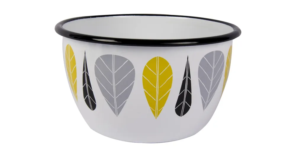 Smaltovaná mísa Leaves Levný