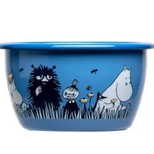 Smaltovaná miska Moomin Friends Blue 3 dl Nejlepší Volba