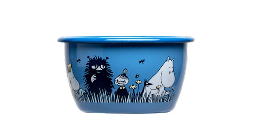 Objednat Nyní Smaltovaná miska Moomin Friends Blue 3 dl