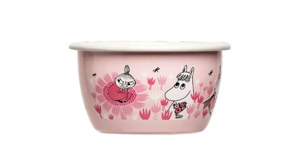 Smaltovaná miska Moomin Girls Pink 3 dl Finální Výprodej