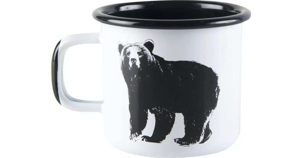 Smaltovaný hrnek Bear, 3,7 dl Originální